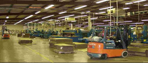 Inside Gibson Corrugated Box Manufacturer